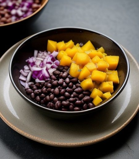 Mango-Black Bean Salsa recipe image