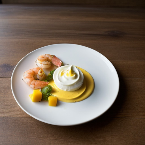 Mango Mayonnaise and Shrimp recipe image
