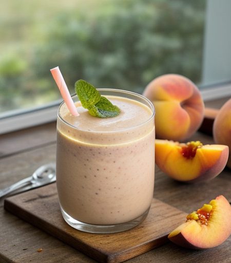 Mango Peach Smoothie recipe image