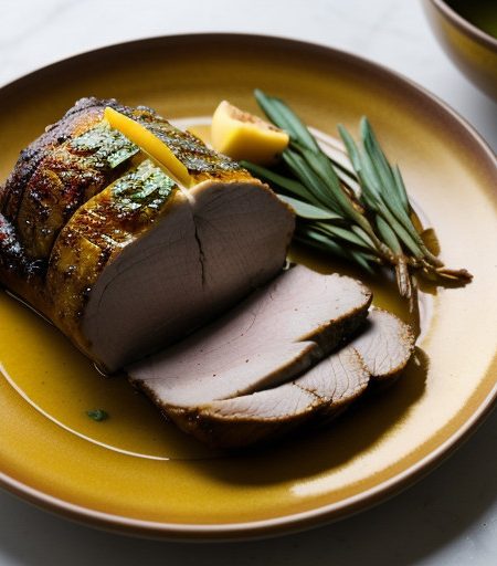 Mango Roast Pork Loin recipe image