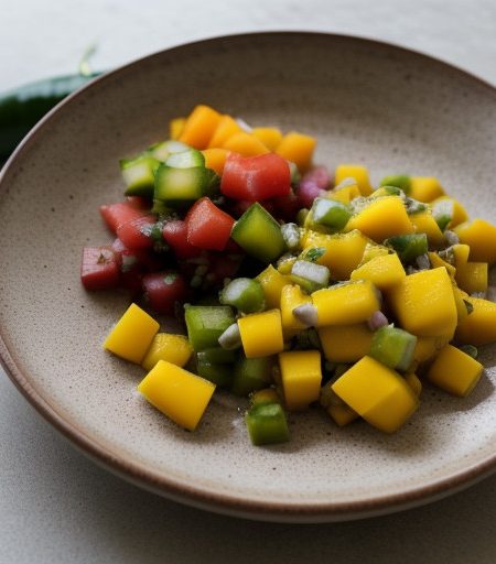 Mango Salsa (Jurassic recipe image