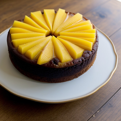 Mango Upside Down Cake recipe image