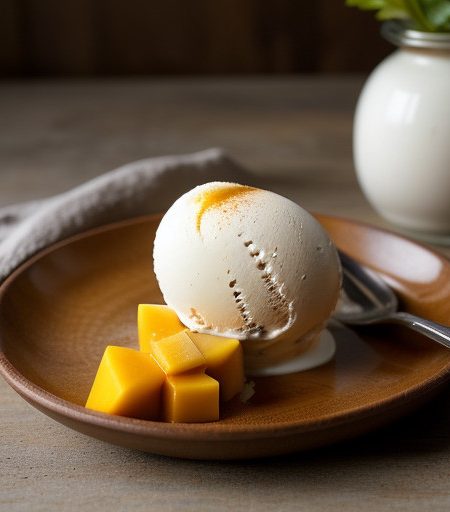 Mangoes & Ice Cream recipe image