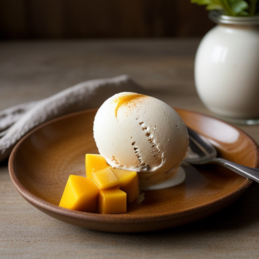 Mangoes & Ice Cream recipe image