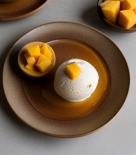 Mangoes and Ice Cream recipe image