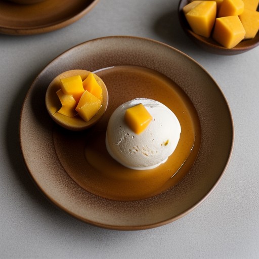 Mangoes and Ice Cream recipe image