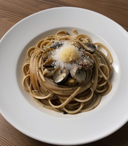 Manhattan Clam Linguine recipe image