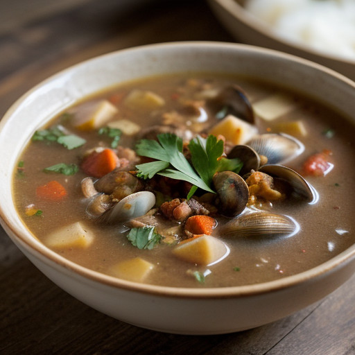 Manhattan Island Clam Chowder recipe image