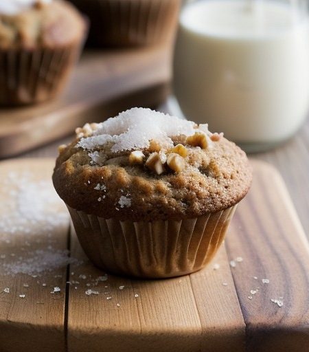 Mani's Low-Fat Apple-Walnut Muffins recipe image