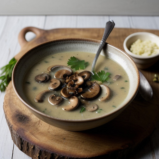 Many Mushrooms Soup recipe image