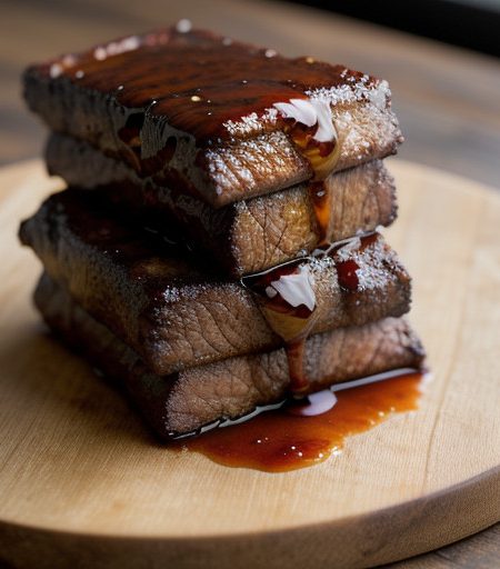 Maple Barbecued Caribou Ribs recipe image