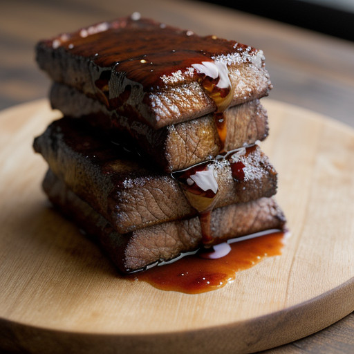 Maple Barbecued Caribou Ribs recipe image