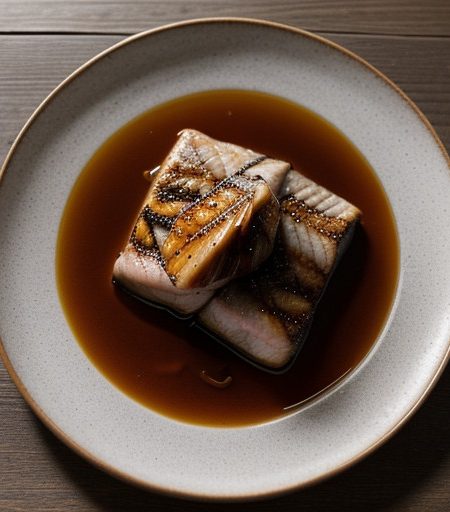Maple Basted Broiled Bluefish recipe image