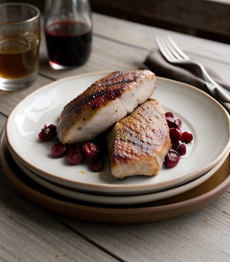 Maple Cranberry Chicken Breasts recipe image