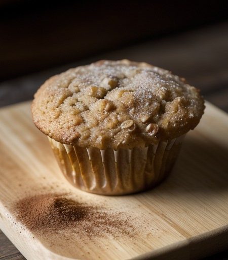 Maple-Drizzled Apple Muffins recipe image