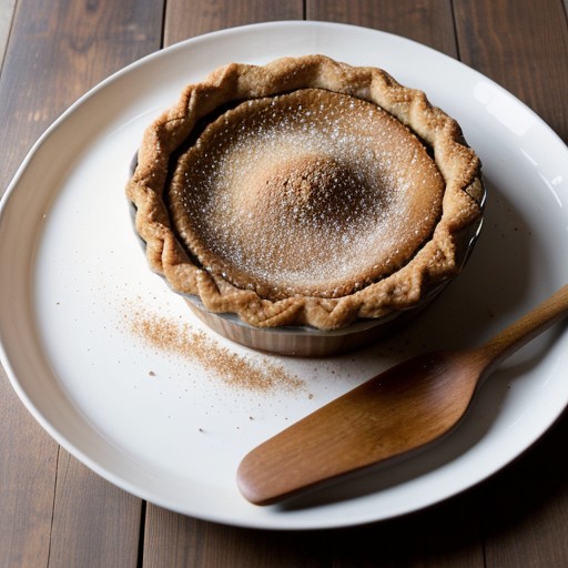 Maple-Glazed Gingersnap Apple Pie recipe image