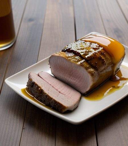 Maple-Mustard-Glazed Pork Roast recipe image