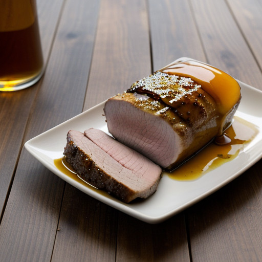 Maple-Mustard-Glazed Pork Roast recipe image