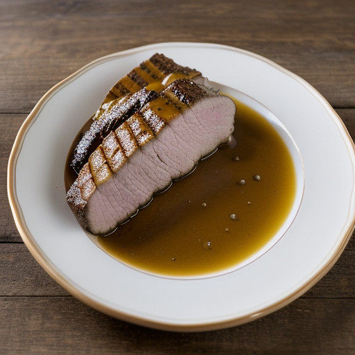 Maple Mustard Pork Tenderloin With Caramlized Apples recipe image