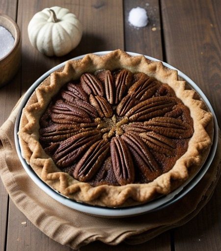 Maple Pecan Pumpkin Pie recipe image