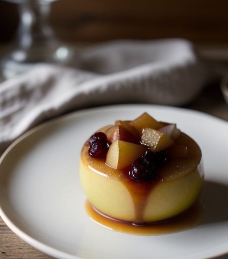 Maple-Rum-Glazed Apple Compote recipe image