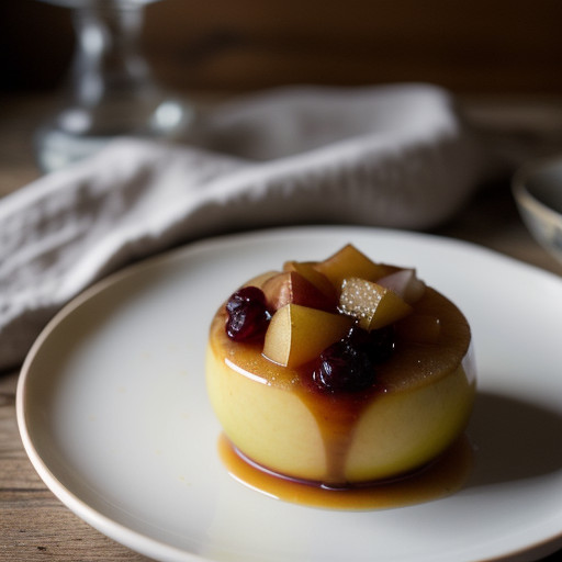 Maple-Rum-Glazed Apple Compote recipe image