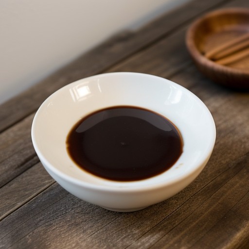 Maple Rum Rice Creme With Chocolate Sauce recipe image