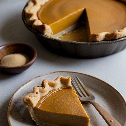 Maple Sugar Pumpkin Pie recipe image