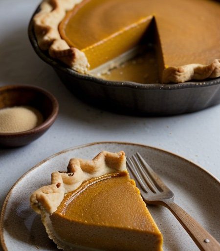 Maple Sugar Pumpkin Pie recipe image