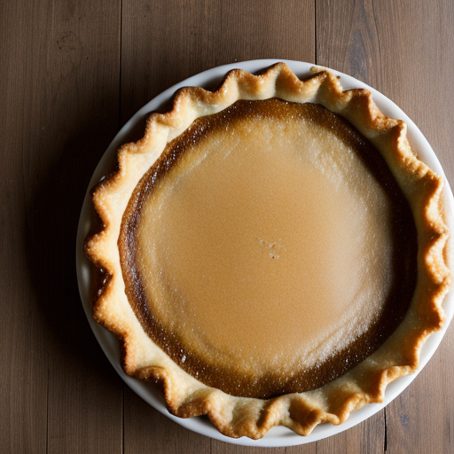 Maple Syrup Pie recipe image