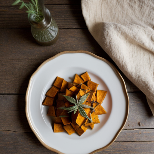 Maple Tarragon Sweet Potatoes recipe image