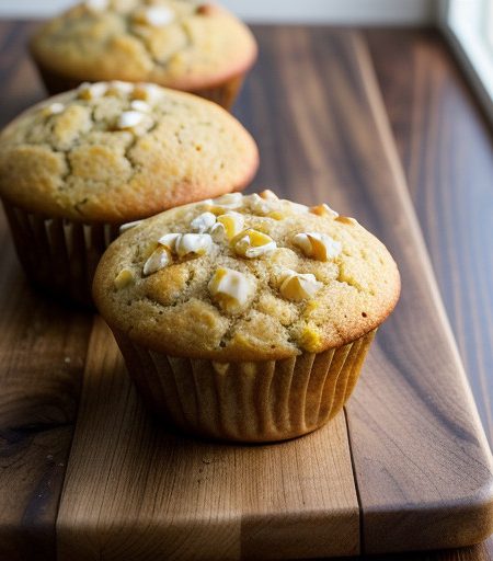 Maple-Walnut Crunch Corn Muffins recipe image