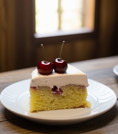 Maraschino Cherry Cake recipe image