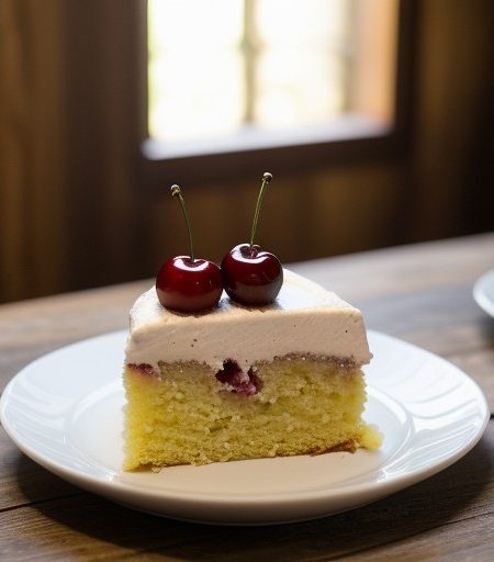 Maraschino Cherry Cake recipe image