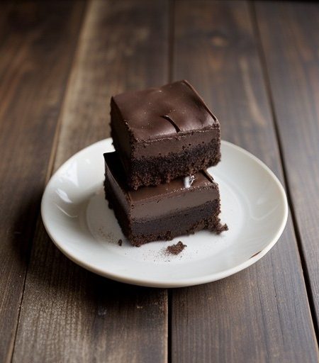 Marbeled Double Chocolate Cheesecake Squares recipe image