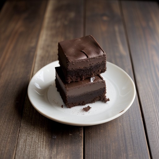 Marbeled Double Chocolate Cheesecake Squares recipe image