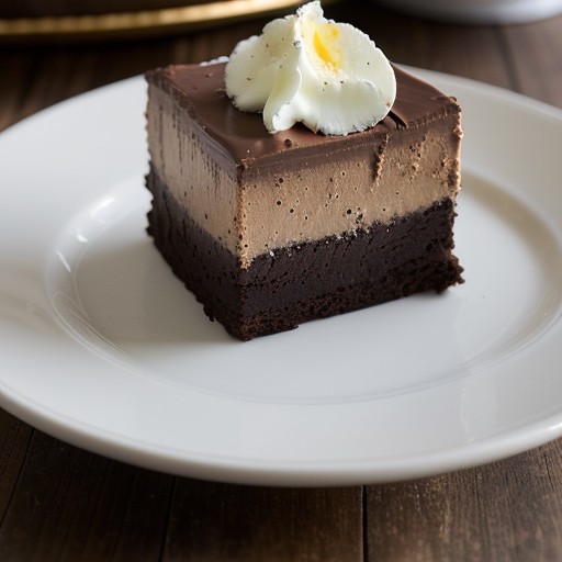 Marbled Double Chocolate Cheesecake Squares recipe image
