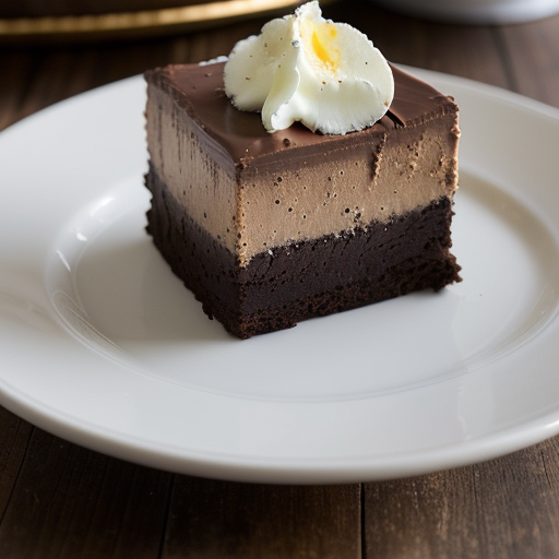 Marbled Double Chocolate Cheesecake Squares recipe image