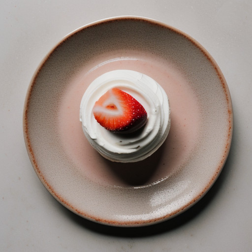 Marbled Strawberry Mousse recipe image