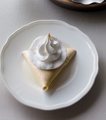 Mardi Gras Meringue Crepes recipe image