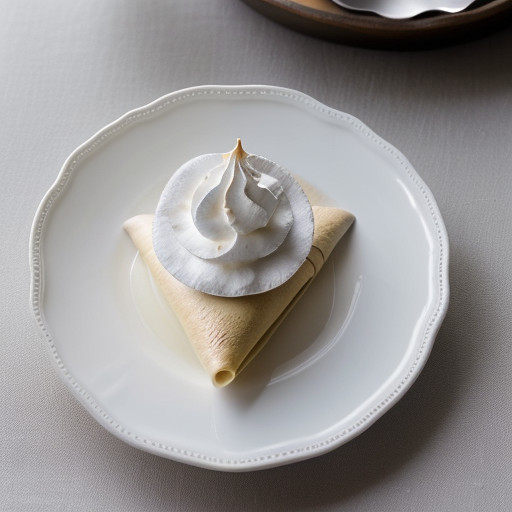 Mardi Gras Meringue Crepes recipe image