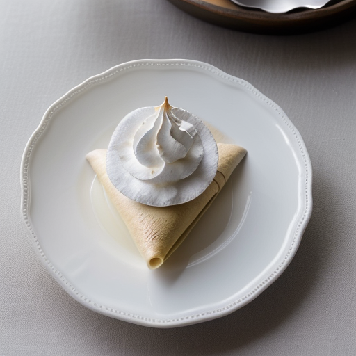 Mardi Gras Meringue Crepes recipe image