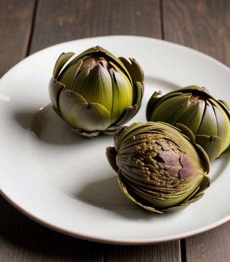 Marinated Artichokes With Salonika Peppers recipe image