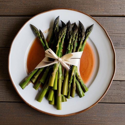 Marinated Asparagus Bundles recipe image
