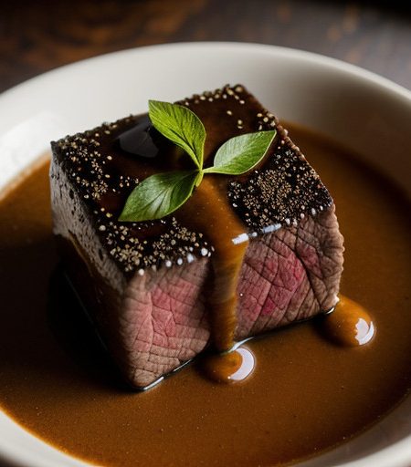 Marinated Cubed Beef With Lime Sauce (Cambodi recipe image