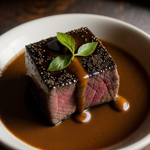 Marinated Cubed Beef With Lime Sauce (Cambodi recipe image