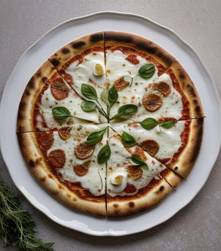 Marinated-Mozzarella and Red-Onion Pizza - Country Living recipe image