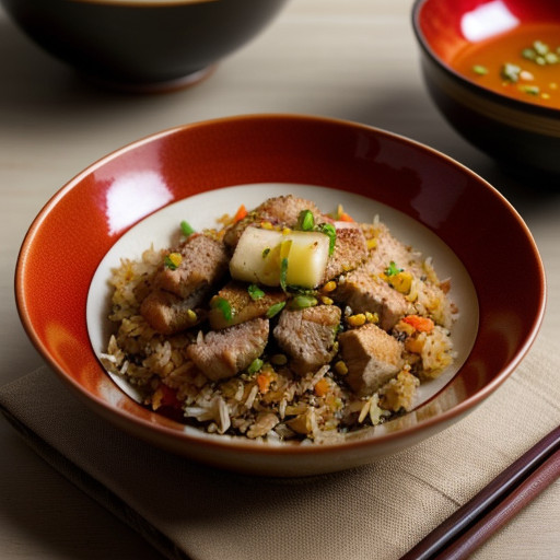 Marinated-Pork Fried Rice From Bob Hogan recipe image