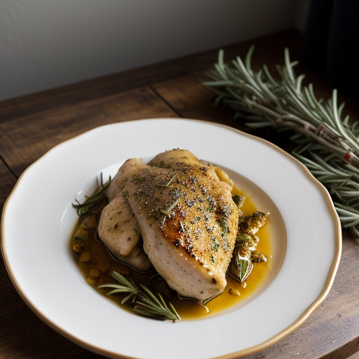 Marinated Rosemary & Garlic Chicken With A recipe image