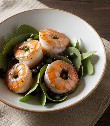 Marinated Shrimp Scallop & Caper Salad W/ Sherry Vinaigre recipe image